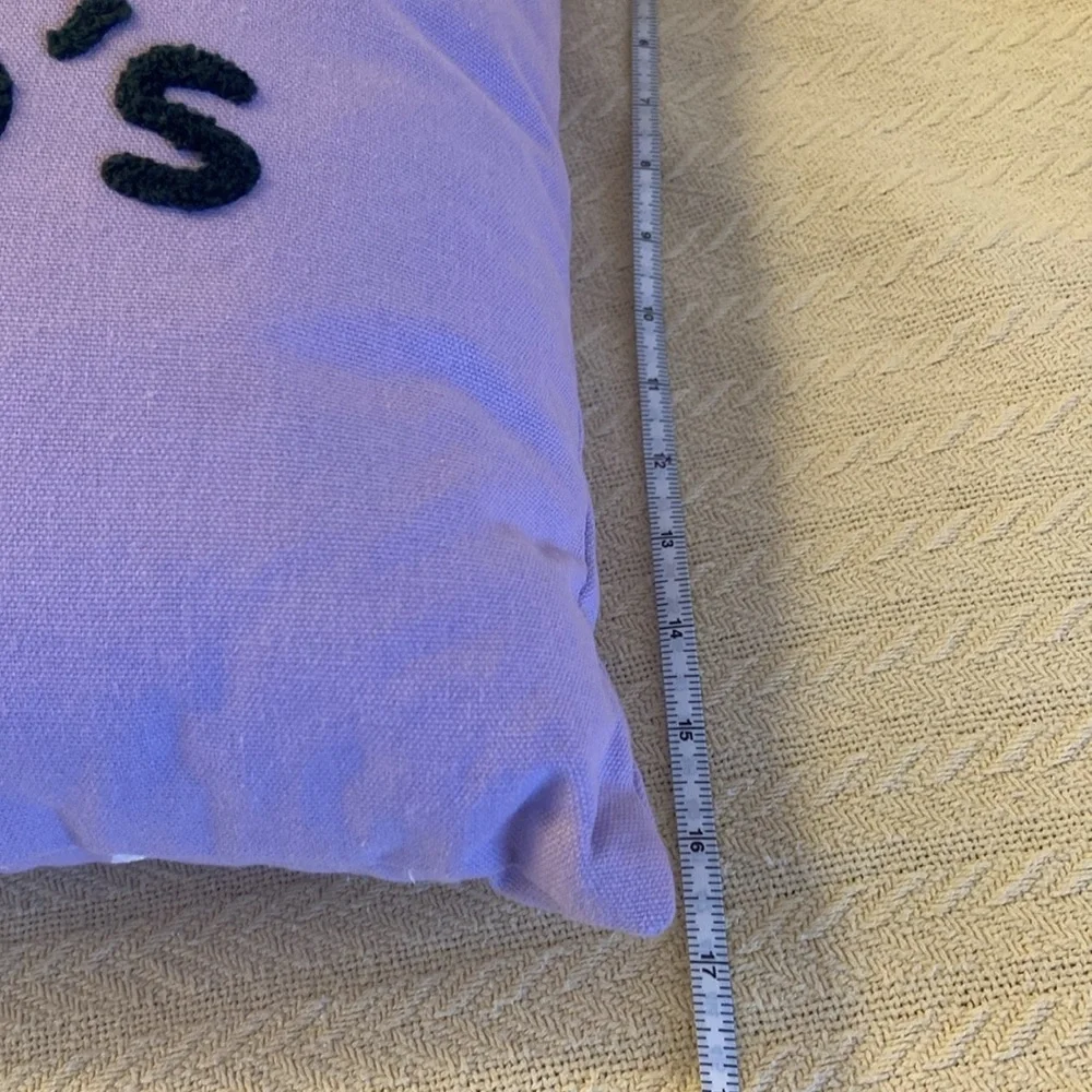 NWOT Halloween lavender pillow Here for the boos